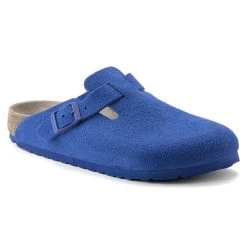 Buy ❤️ Birkenstock Boston Suede Leather Ultra Blue Ultra Blue ✔️